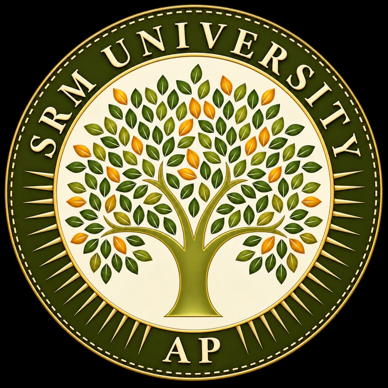 SRM University-AP Emblem